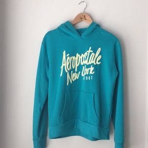 AEROPOSTALE Aqua Blue Hoodie